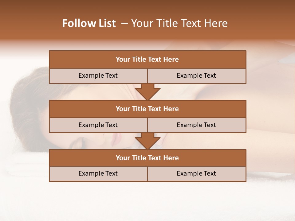 Towel Lady Background PowerPoint Template