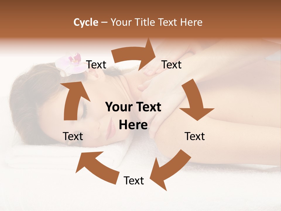 Towel Lady Background PowerPoint Template