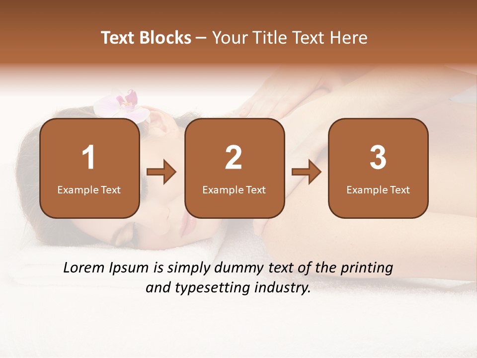 Towel Lady Background PowerPoint Template