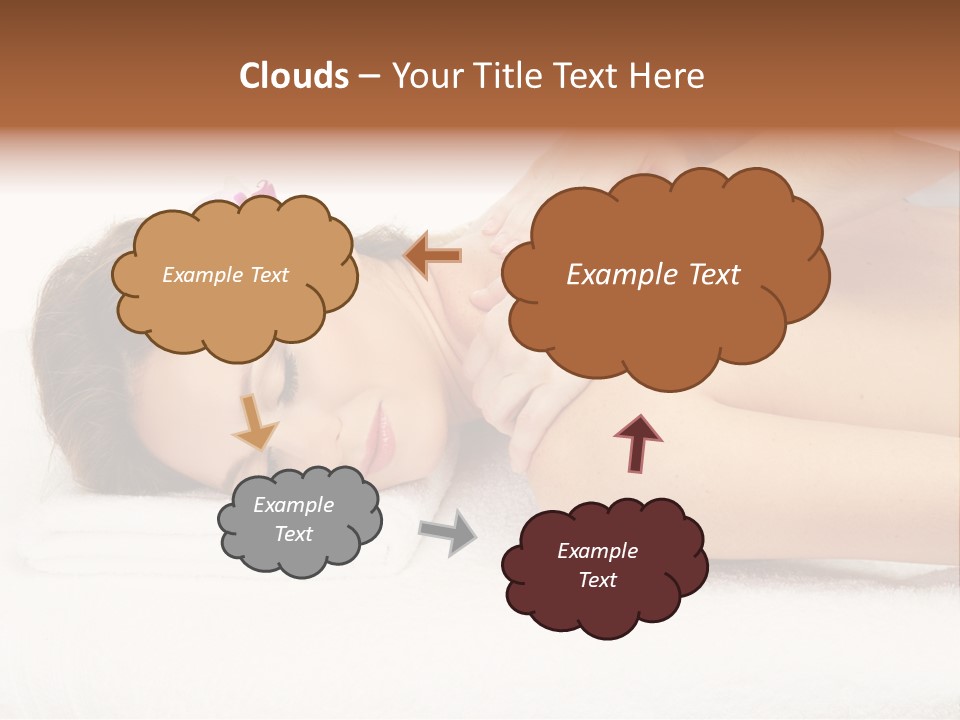 Towel Lady Background PowerPoint Template