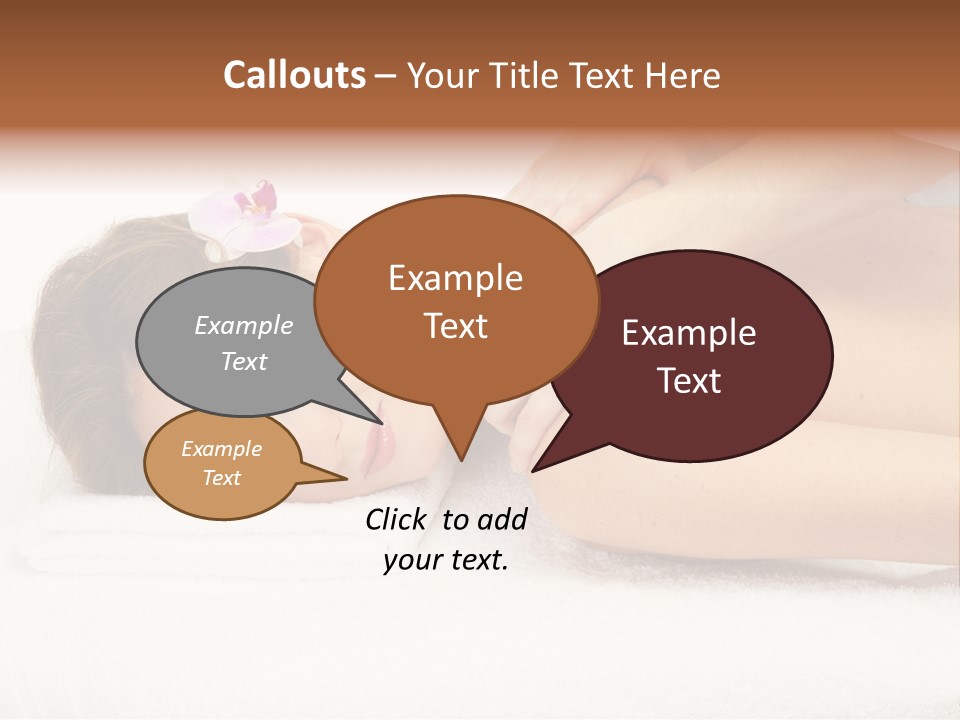 Towel Lady Background PowerPoint Template