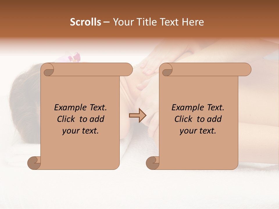 Towel Lady Background PowerPoint Template