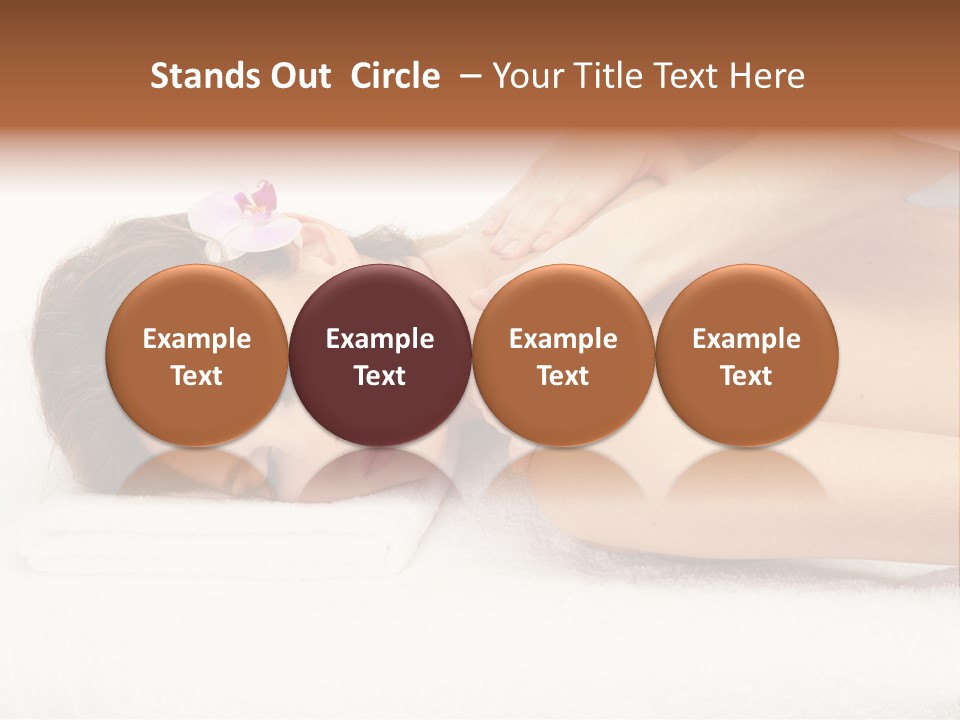 Towel Lady Background PowerPoint Template