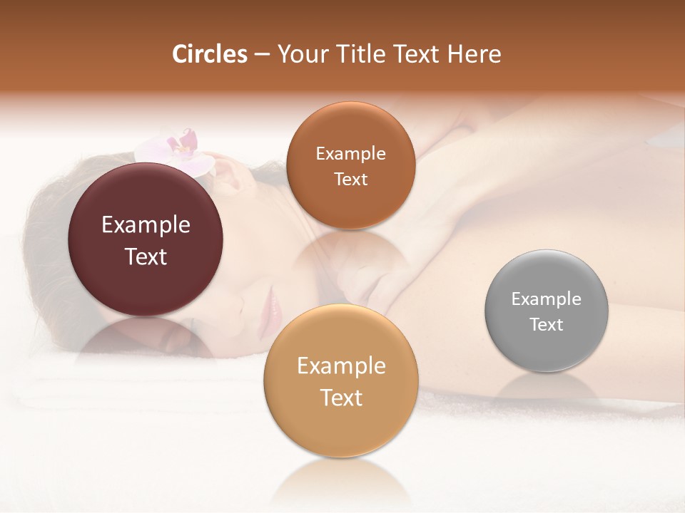 Towel Lady Background PowerPoint Template