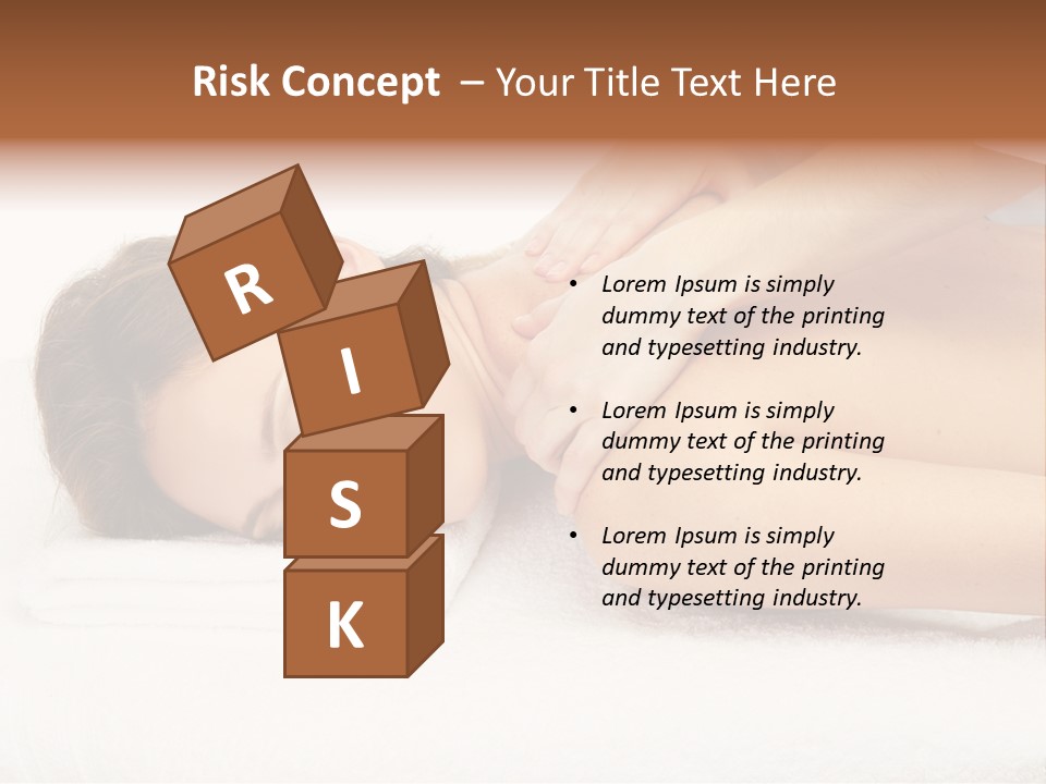 Towel Lady Background PowerPoint Template