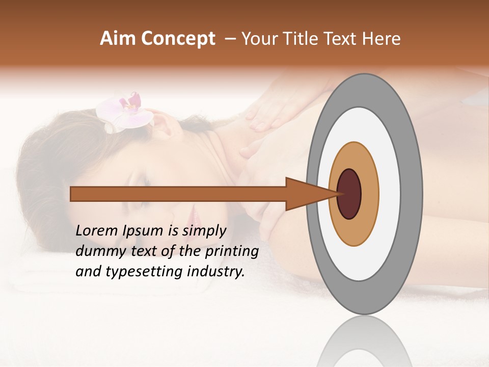 Towel Lady Background PowerPoint Template