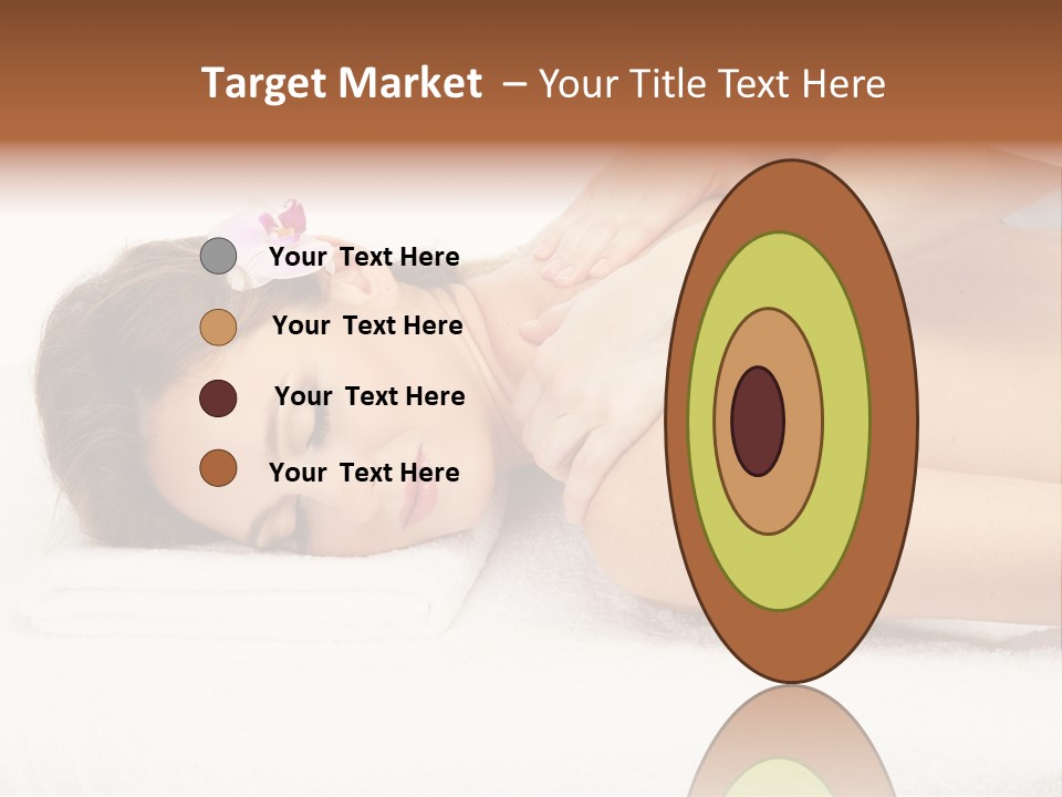 Towel Lady Background PowerPoint Template