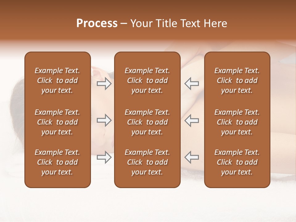 Towel Lady Background PowerPoint Template