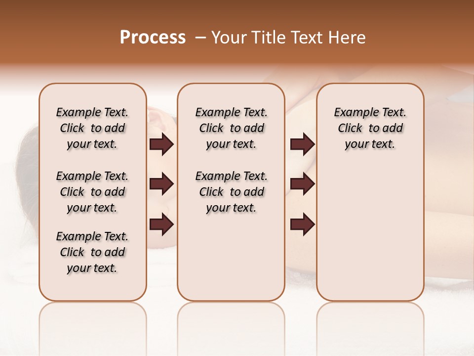 Towel Lady Background PowerPoint Template