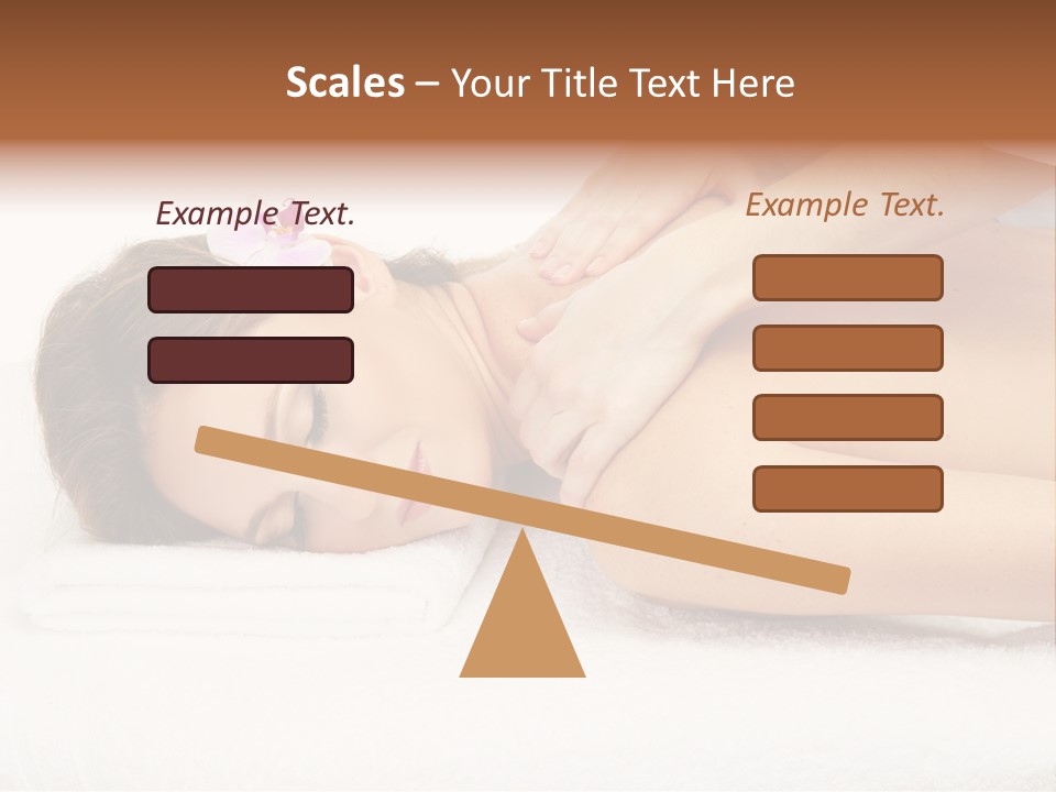 Towel Lady Background PowerPoint Template