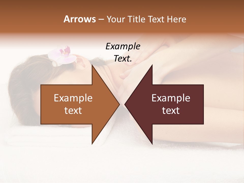 Towel Lady Background PowerPoint Template