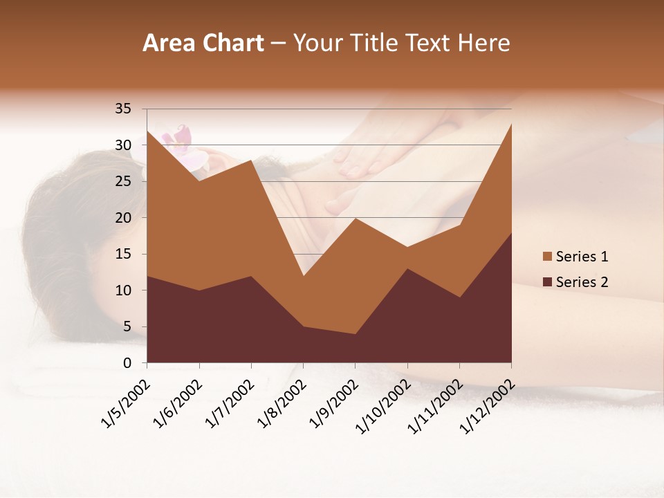 Towel Lady Background PowerPoint Template