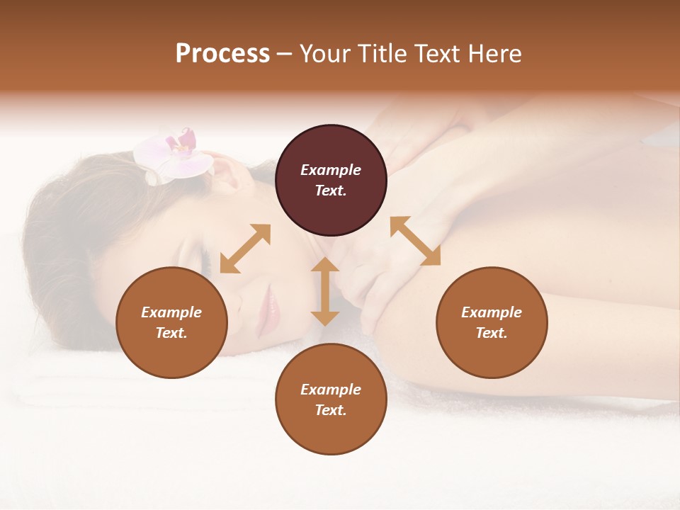 Towel Lady Background PowerPoint Template