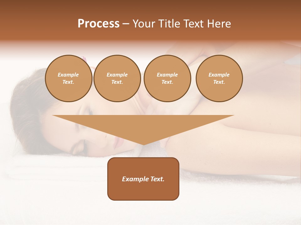 Towel Lady Background PowerPoint Template