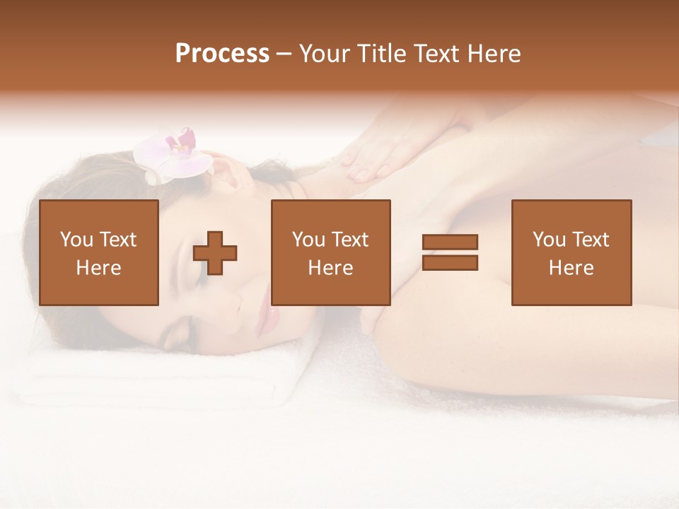 Towel Lady Background PowerPoint Template