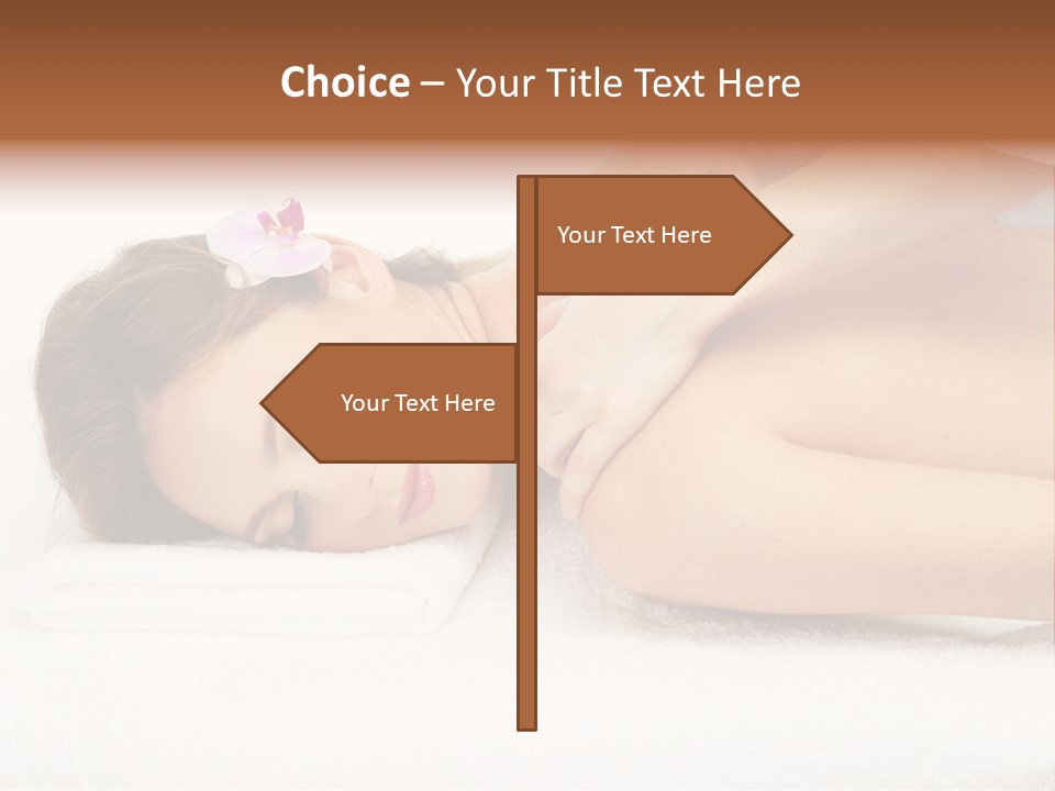 Towel Lady Background PowerPoint Template