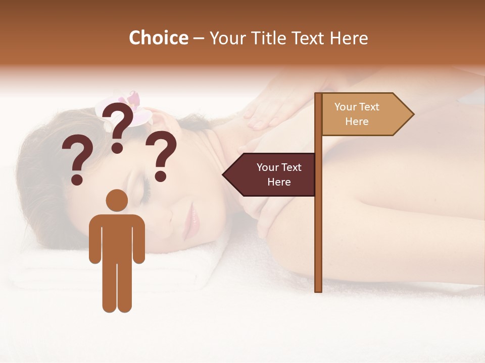 Towel Lady Background PowerPoint Template