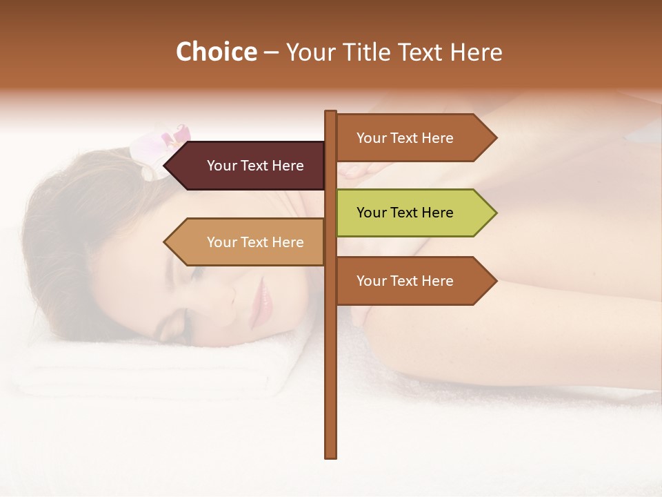 Towel Lady Background PowerPoint Template