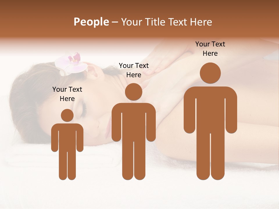 Towel Lady Background PowerPoint Template