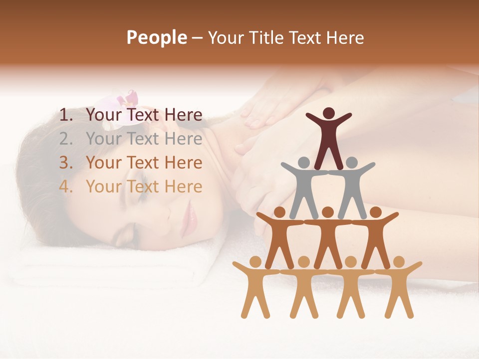 Towel Lady Background PowerPoint Template