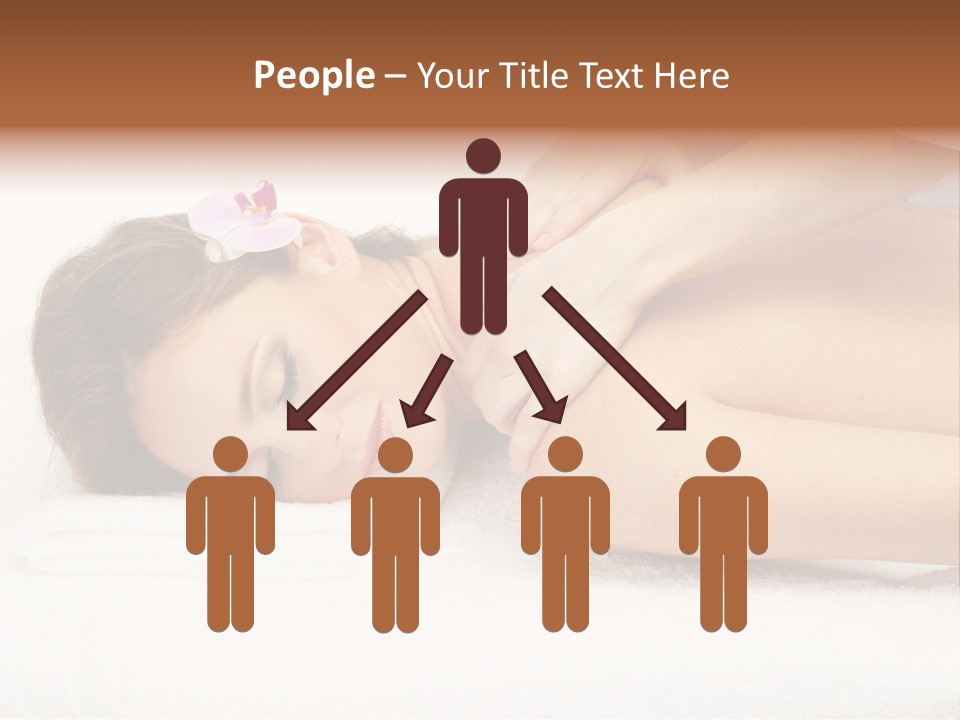 Towel Lady Background PowerPoint Template