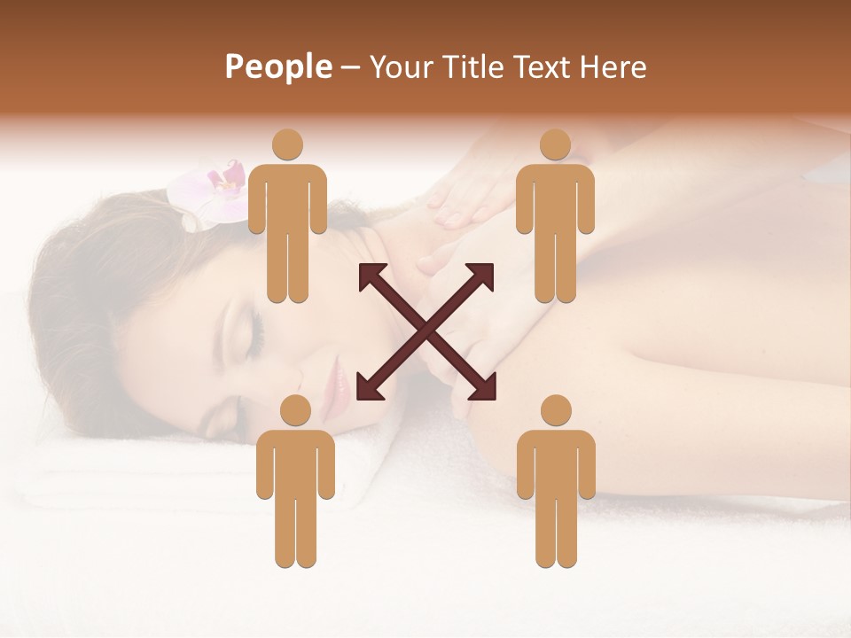 Towel Lady Background PowerPoint Template