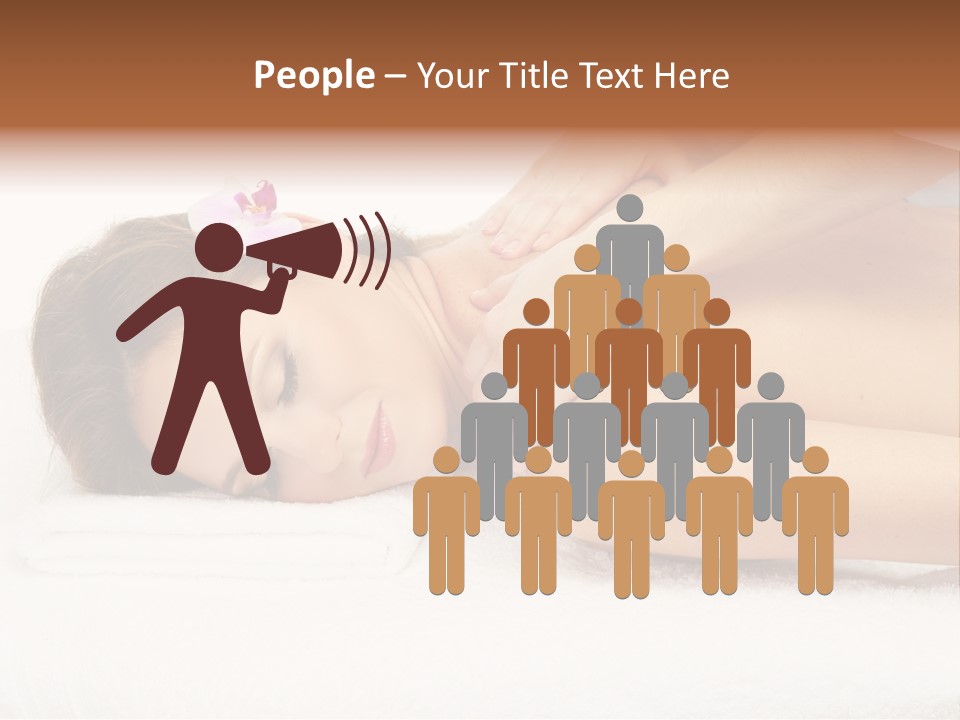 Towel Lady Background PowerPoint Template