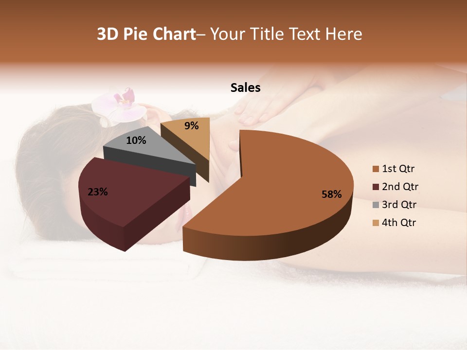 Towel Lady Background PowerPoint Template