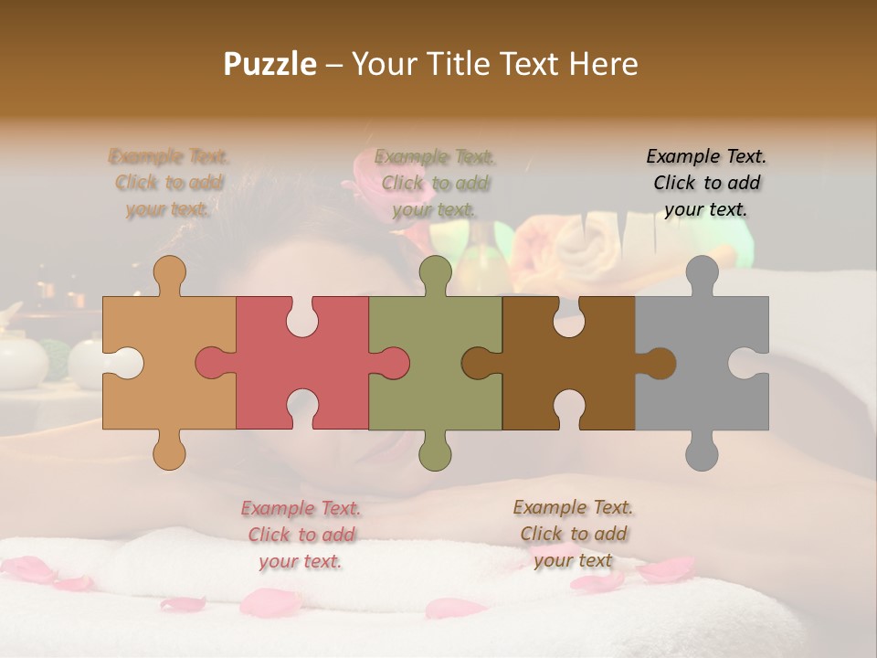 Caucasian White Young PowerPoint Template