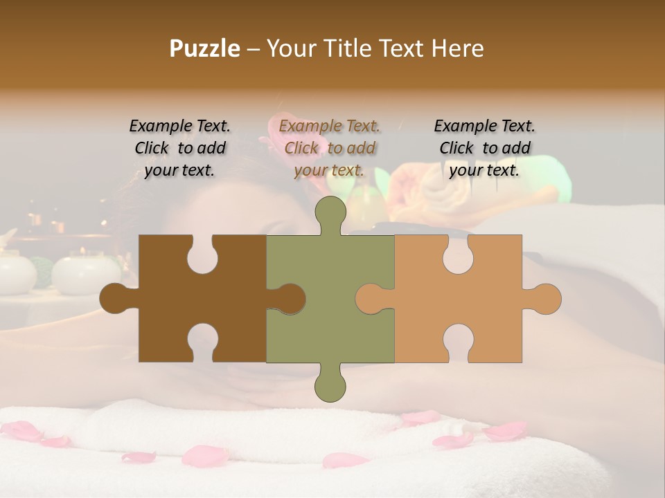 Caucasian White Young PowerPoint Template