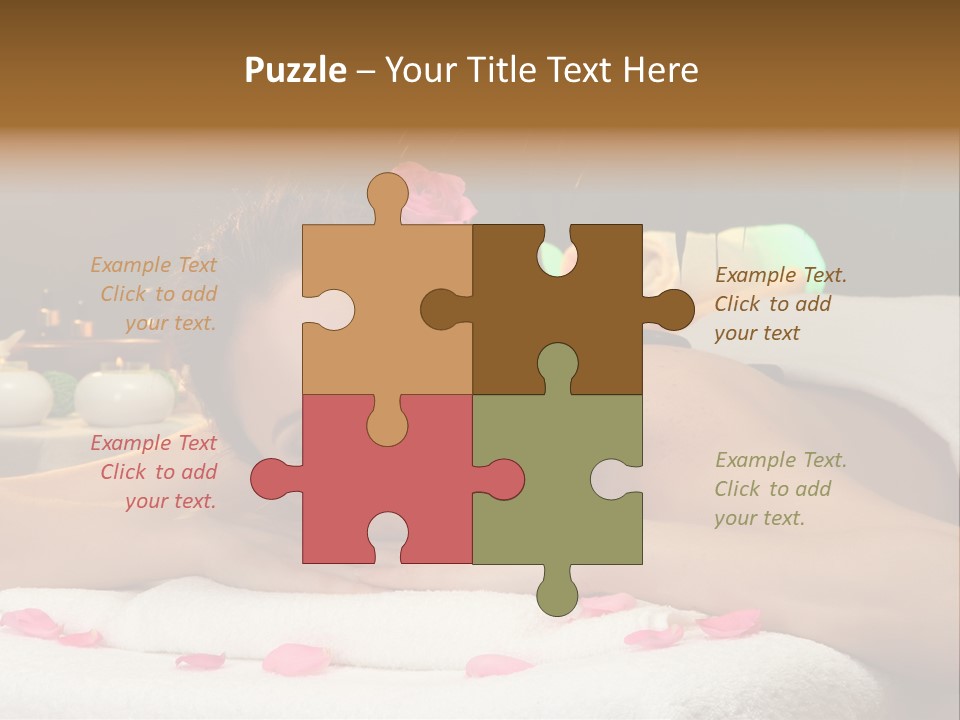 Caucasian White Young PowerPoint Template