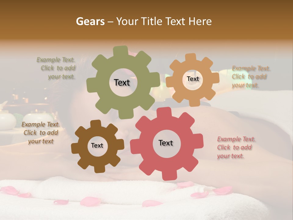 Caucasian White Young PowerPoint Template