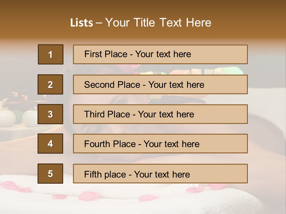 Caucasian White Young PowerPoint Template