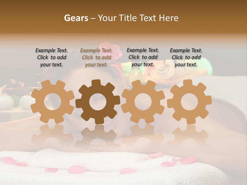 Caucasian White Young PowerPoint Template