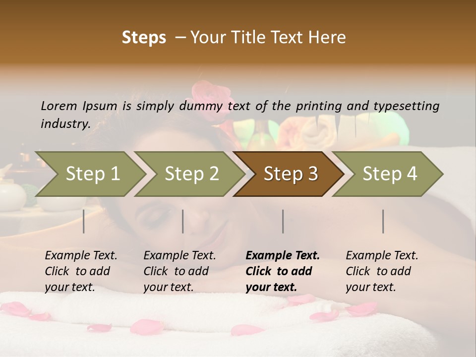 Caucasian White Young PowerPoint Template