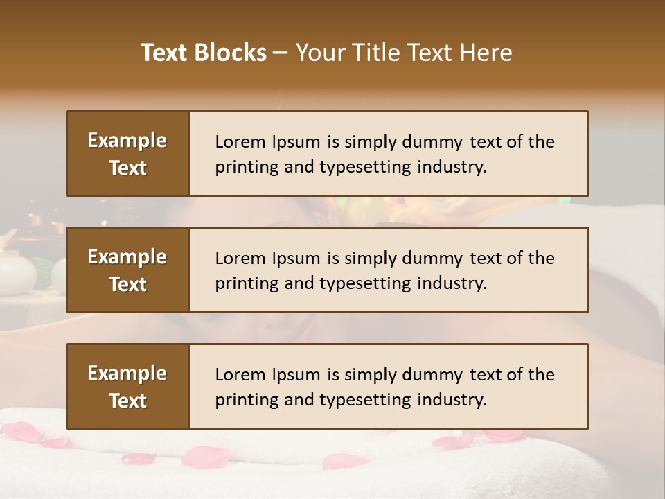 Caucasian White Young PowerPoint Template