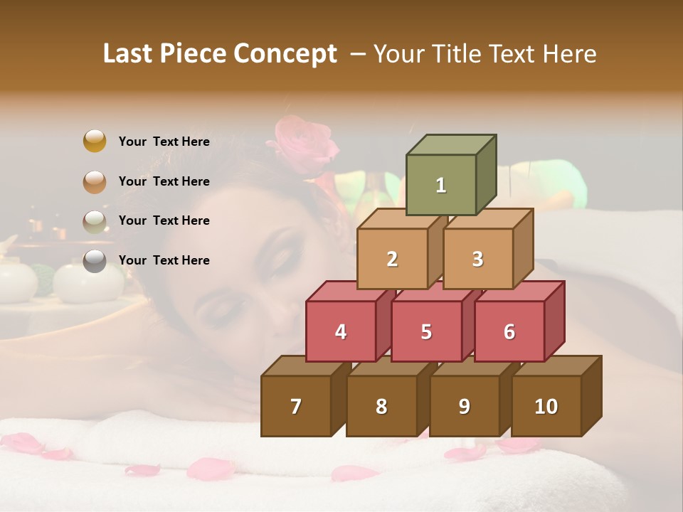 Caucasian White Young PowerPoint Template