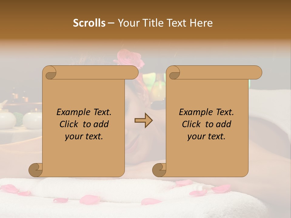 Caucasian White Young PowerPoint Template