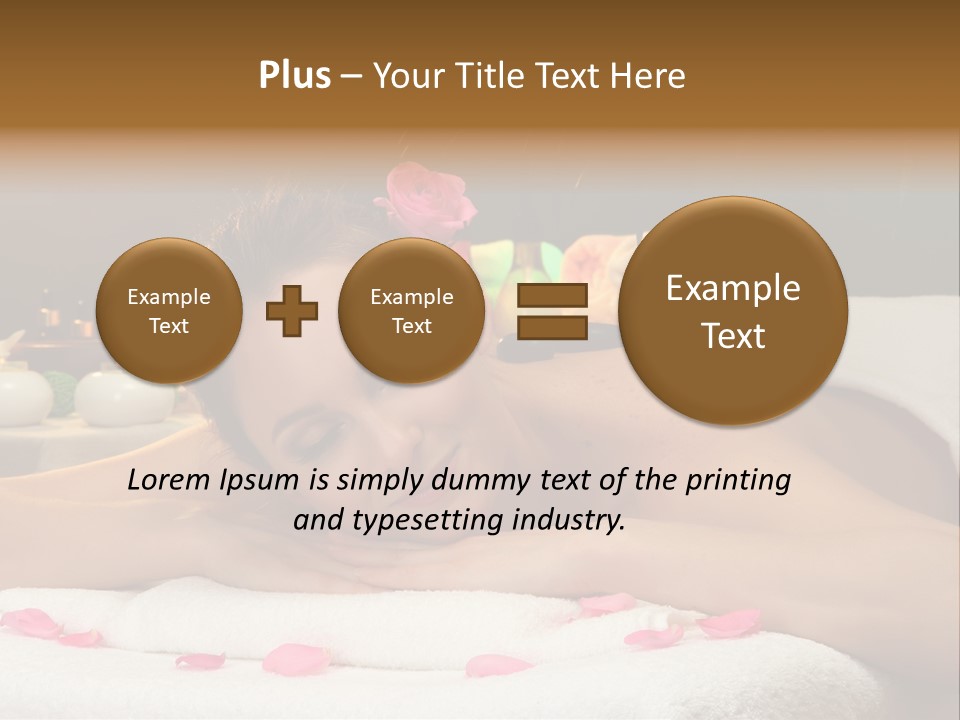 Caucasian White Young PowerPoint Template