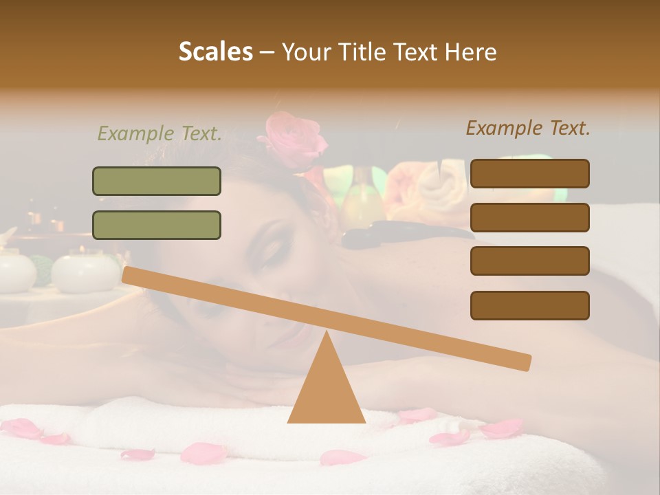 Caucasian White Young PowerPoint Template