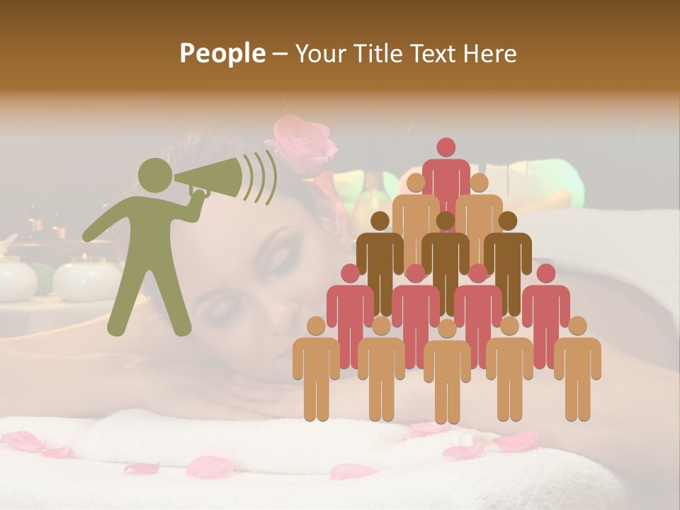 Caucasian White Young PowerPoint Template