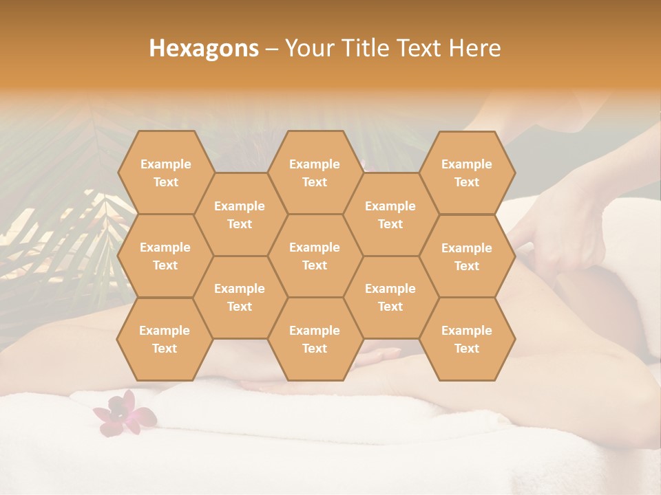 Leaves Towel Enjoy PowerPoint Template