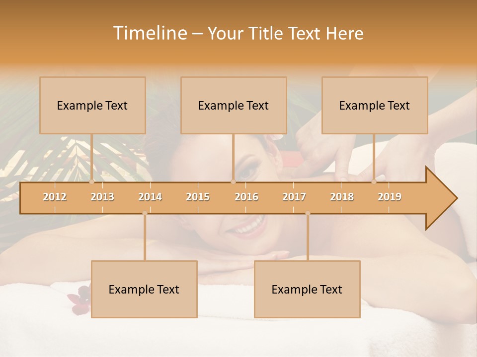 Leaves Towel Enjoy PowerPoint Template