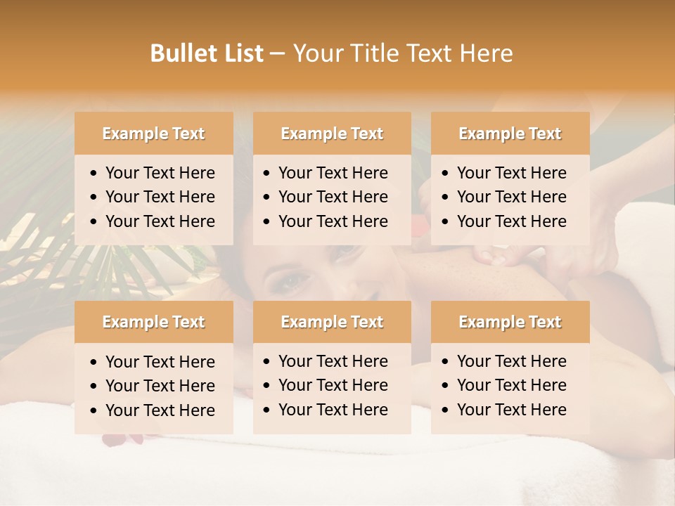 Leaves Towel Enjoy PowerPoint Template