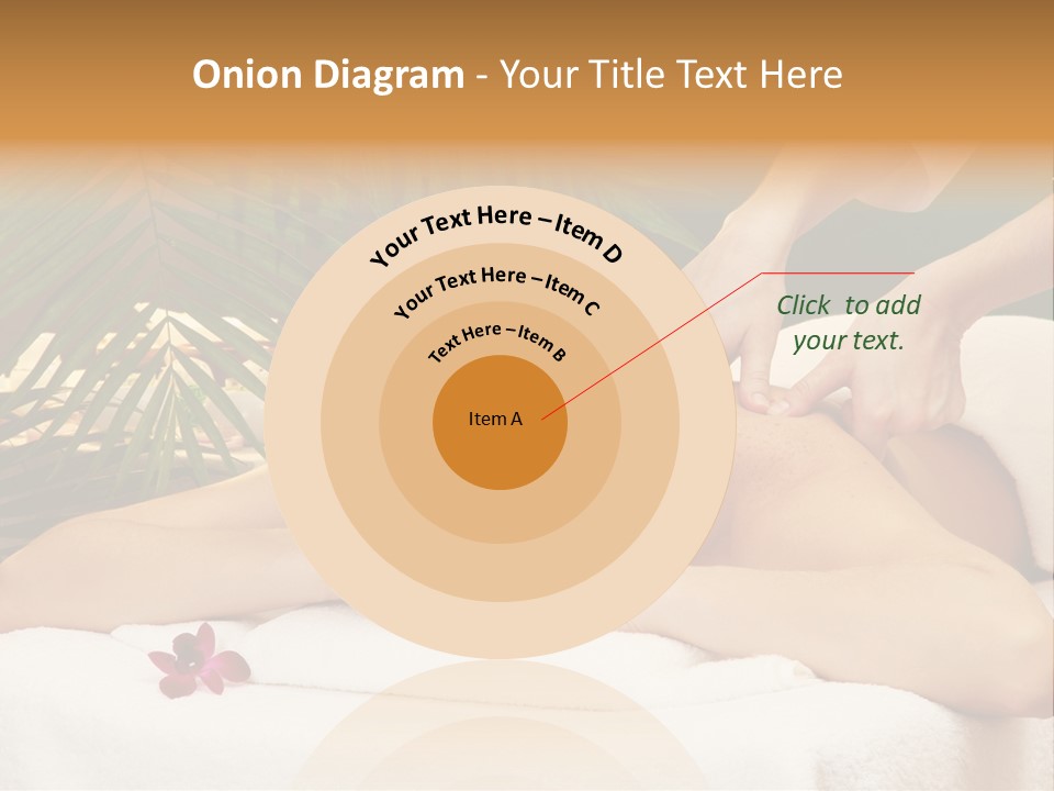 Leaves Towel Enjoy PowerPoint Template