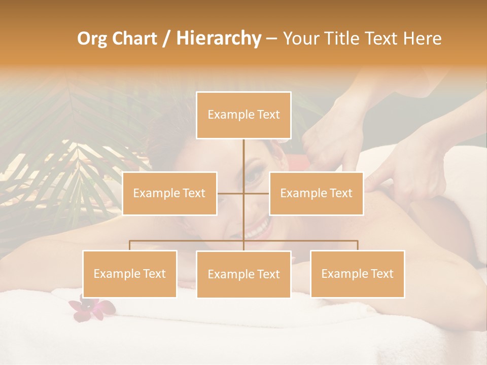 Leaves Towel Enjoy PowerPoint Template