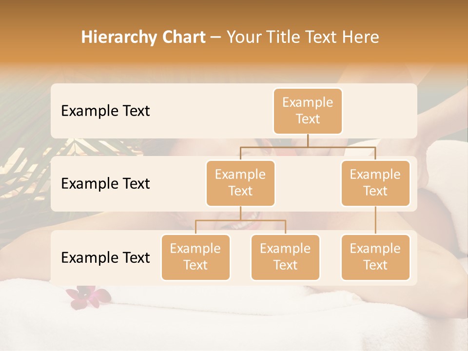 Leaves Towel Enjoy PowerPoint Template