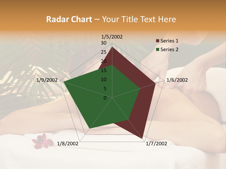 Leaves Towel Enjoy PowerPoint Template