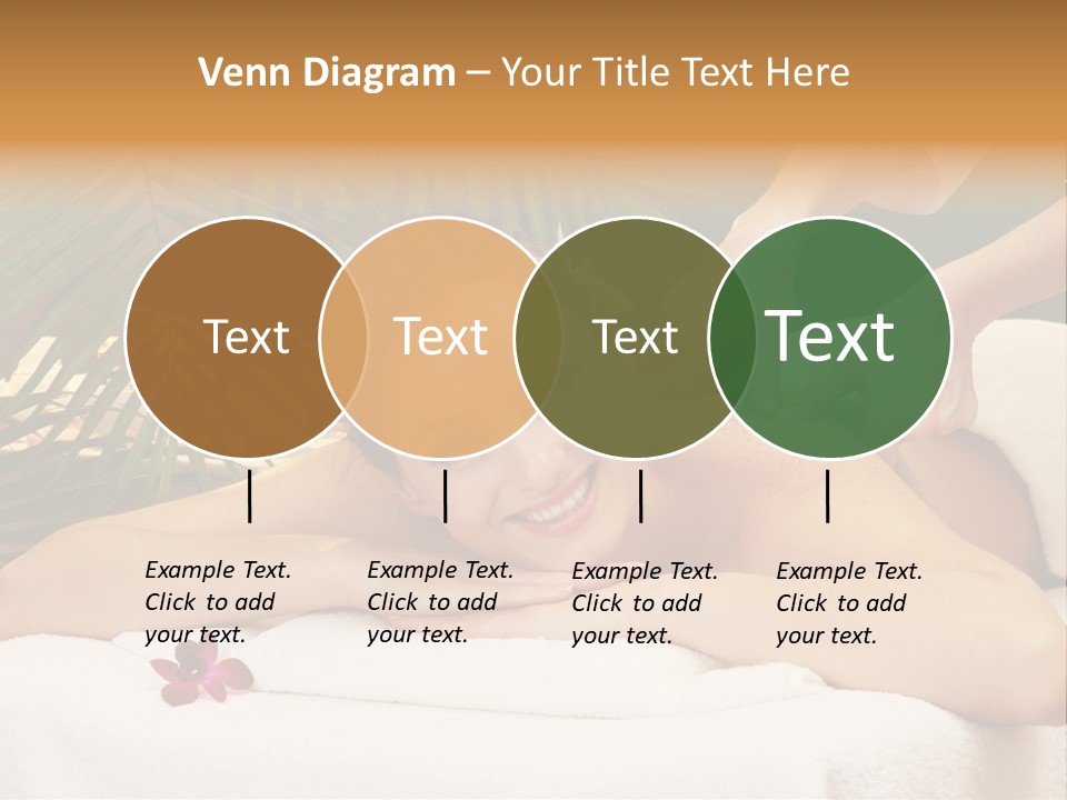 Leaves Towel Enjoy PowerPoint Template