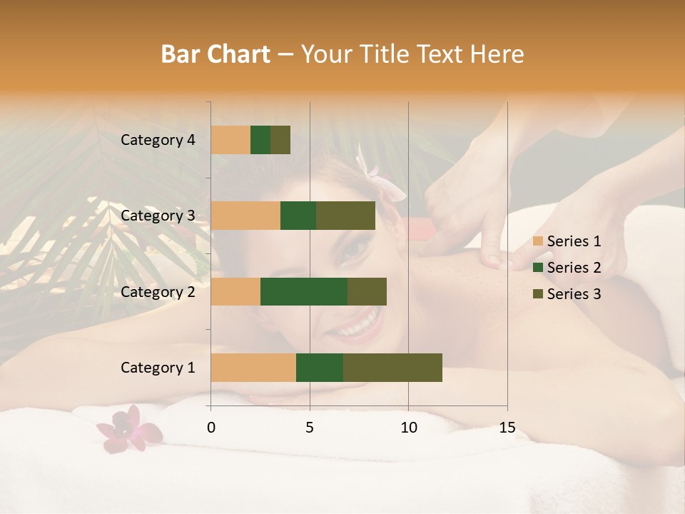 Leaves Towel Enjoy PowerPoint Template